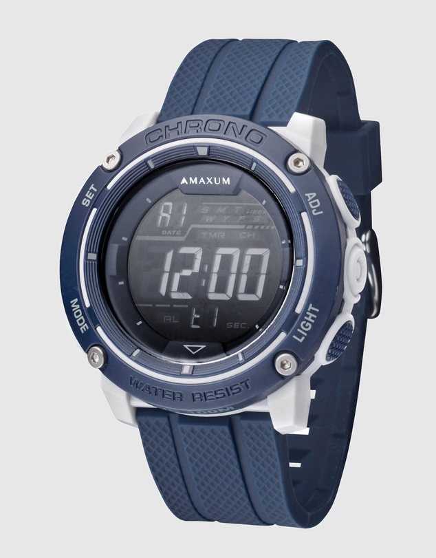 Maxum - Brave Navy Blue Digital Watch