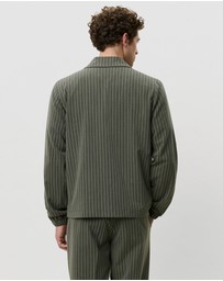 Les Deux - Pinstripe Coach Jacket