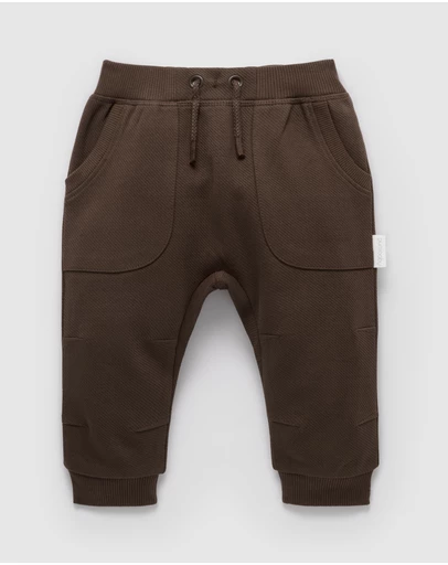 Purebaby - Slouchy Track Pant -Kids-Babies