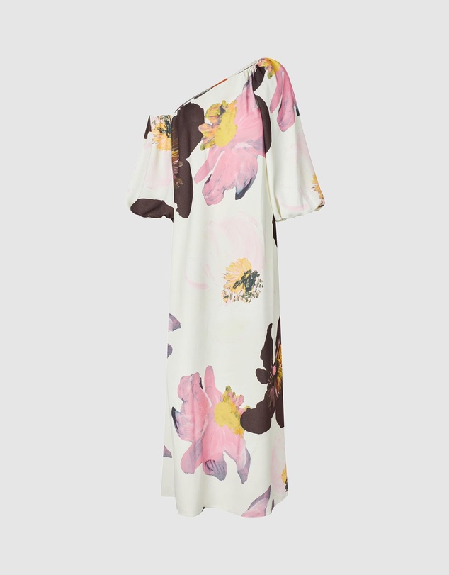 Stine Goya - Heavy Crepe, Structured Off-Shoulder Dress
