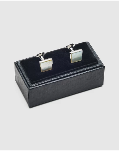 Politix - Mason Mother Of Pearl Cufflinks