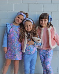 WITH LOVE FOR KIDS - Hazel Denim Pinafore Dress - Babies - Kids