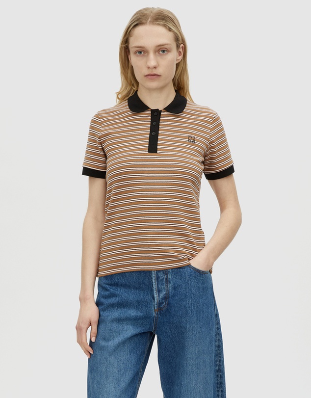 C&M CAMILLA AND MARC - Platinum Short Sleeve Polo