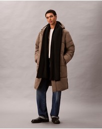 Calvin Klein - Wool Blend Signature Logo Scarf