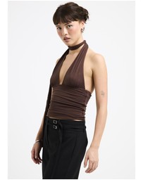 Alice In The Eve - Eloise Halter Scarf Top