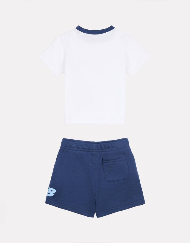 New Balance - Linear Athletics Tee & French Terry Short Set