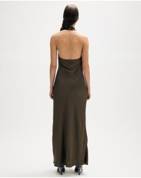 Minima Esenciales - Rume Halter Lace Midi Dress
