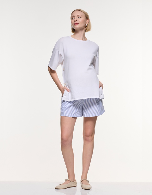 Soon Maternity - Jamie Linen Shorts