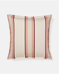 Linen House - Nara Bamboo Cotton 400TC Stripe European Pillowcase
