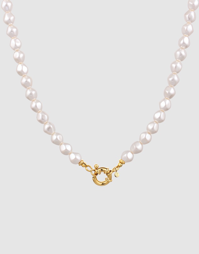 Elli Jewelry - Necklace Pearl 925 Sterling Silver