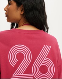 Cotton On Body Active - Active Mesh Cropped Graphic Tee