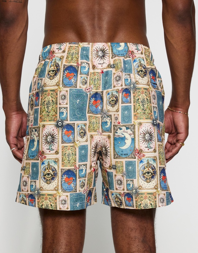 Camilla - Mid Length Elastic Waist Boardshorts