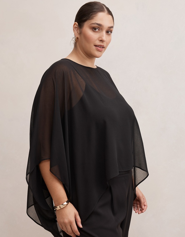 Forever New Curve - Gia Curve Sheer Cape