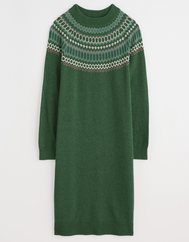 Seasalt - Seasalt Cornwall Green Bird Ring Dress