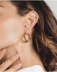 SAINT VALENTINE - Wabi Sabi Hoops - Gold