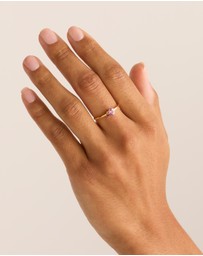By Charlotte - Gold Kindred October Ring