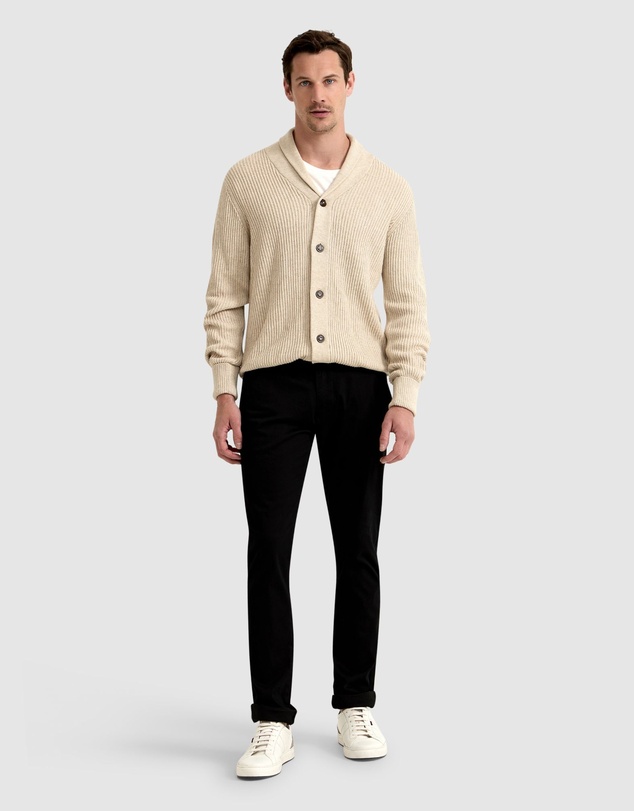 Oxford - Jed Ribbed Cardigan