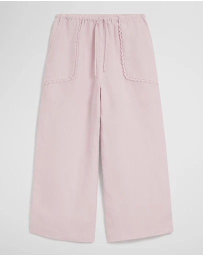 Country Road - Linen Wide Legging Pant
