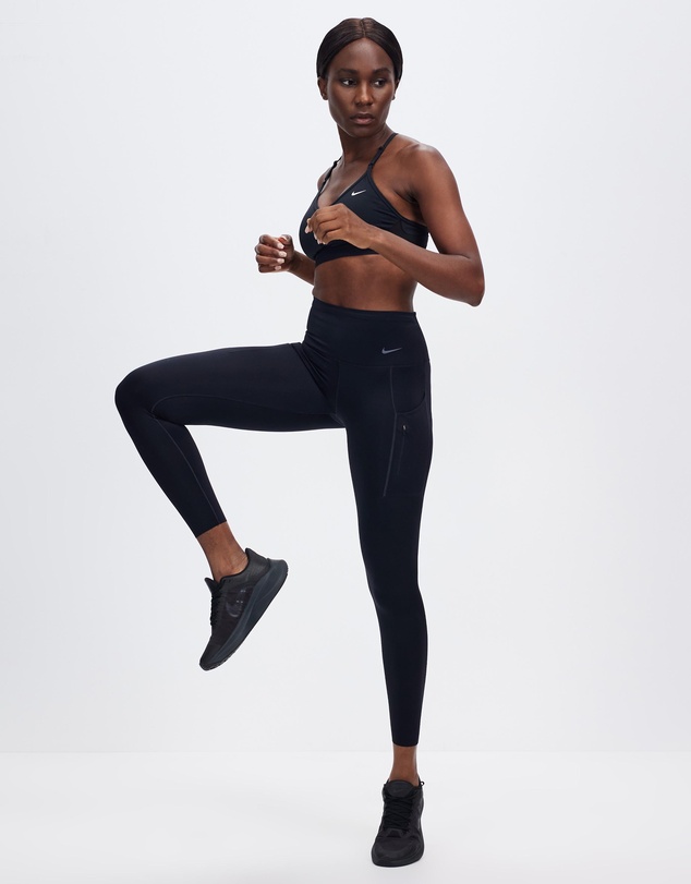 Nike - Firm Support High Waisted 7/8 Leggings with Pockets