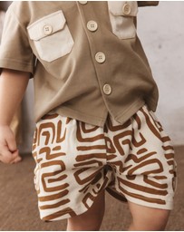 Alfred - Alice Shorts | Cream & Chocolate