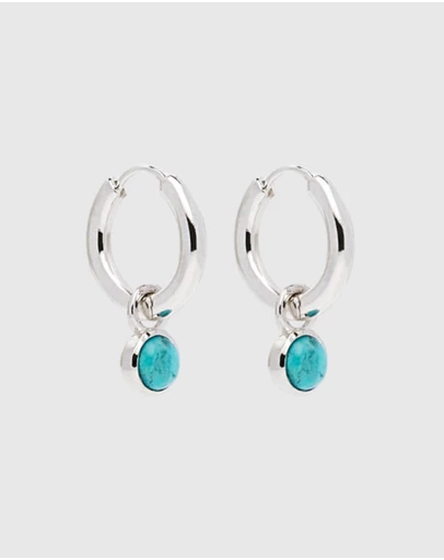 Najo - Heavenly Turquoise Silver Earring