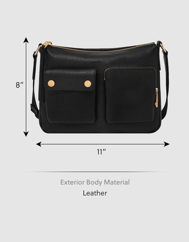 Fossil - Maysen Black Crossbody Bag