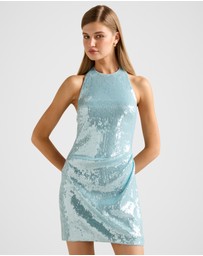 Forever New - Tate Sequin Halter Neck Mini Dress