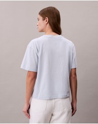 Calvin Klein Jeans - Embroidered Logo Graphic Boxy T-Shirt