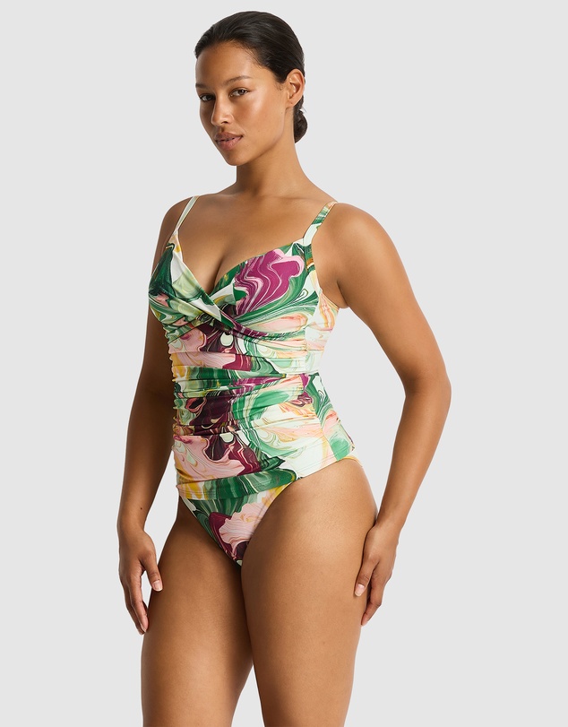 Sea Level Australia - Abyss Cross Front Scoop Back Tankini