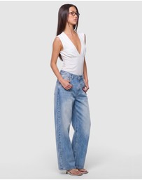Abrand - 95 Barrel Crop Jeans - ICONIC EXCLUSIVE
