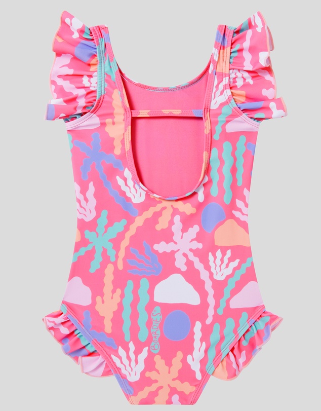 Boardies - Boardies Palm Springs Little Girls Ruffles Swimsuit