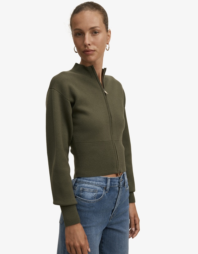 Forever New - Hanna Zip Knitted Jacket