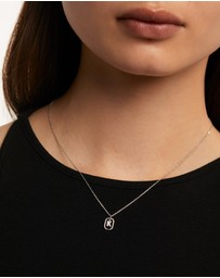 PDPAOLA - Mini Letter K Silver Necklace