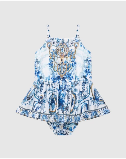 Camilla - Frill Neck Jump Dress - Babies