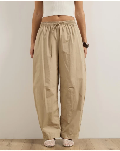 Atmos&Here - Lila Cotton Barrel Leg Pants