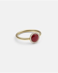 Daniel Wellington - Audrey Ring Red Agathe