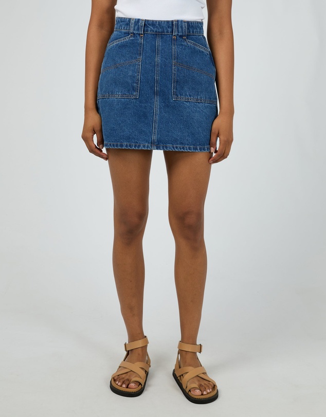 All About Eve - Becca Skirt Heritage Blue