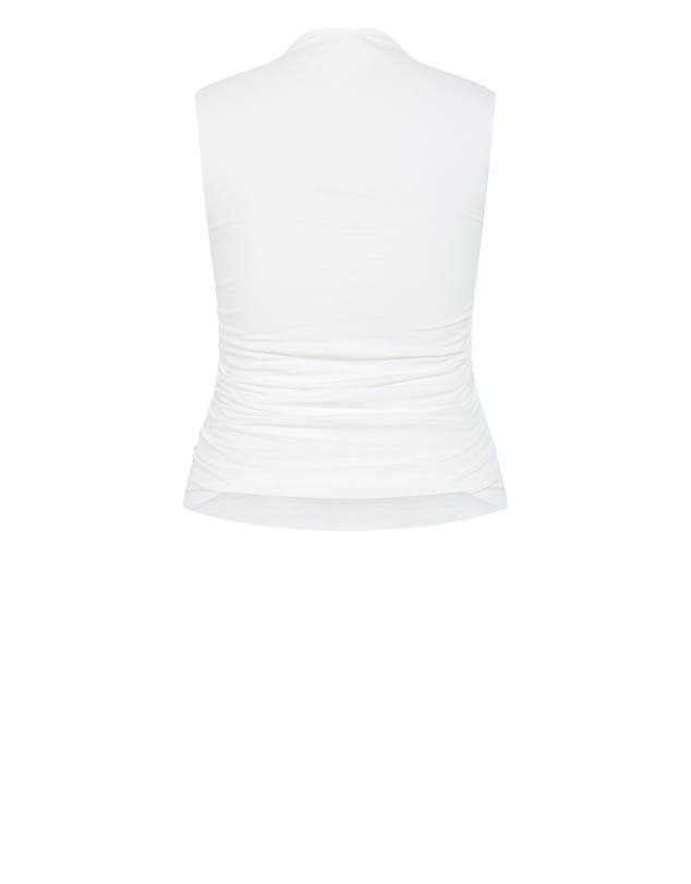 City Chic - Plus size Milly Tank - ivory