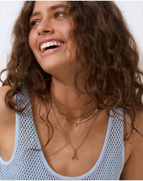 Arms Of Eve - Luxe Letter Necklace - Small