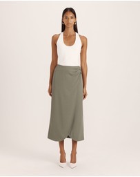 SABA - Dharma Drape Midi Skirt