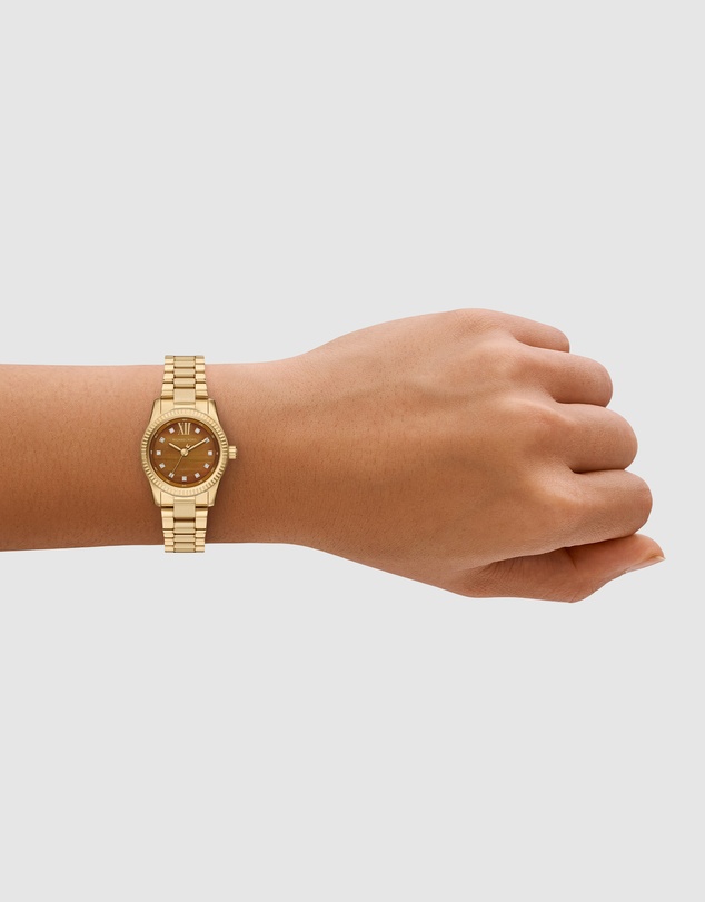 Michael Kors - Lexington Gold Tone Analogue Watch