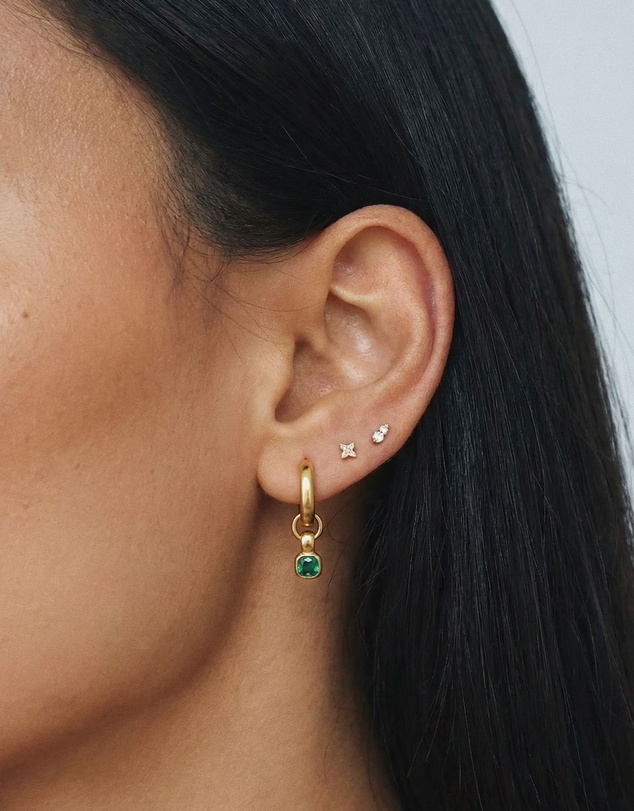 HOUSE OF SLANI - Sia Flat Back Ear Piercing Stud