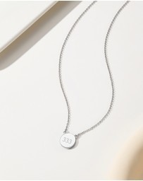 Mestige - Angel Number Necklace 333 - Silver Plated