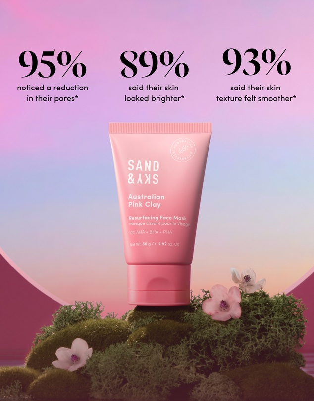 SAND & SKY - Australian Pink Clay Resurfacing Face Mask