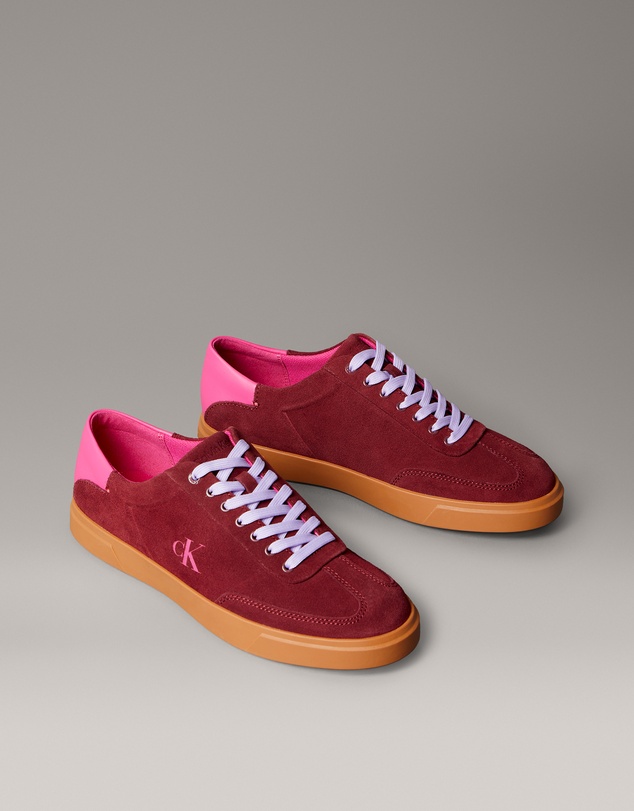 Calvin Klein - Suede Signature Logo Trainers