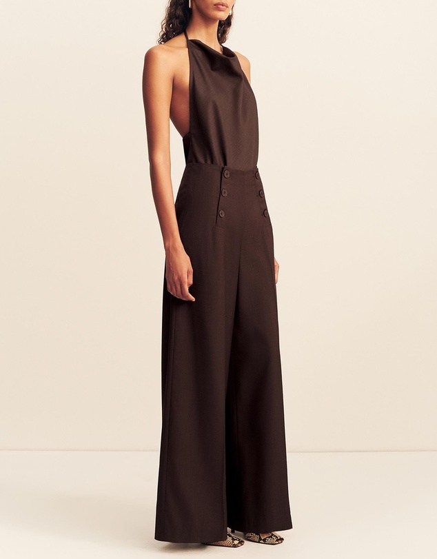 Shona Joy - Asher Button Wide Leg Pants