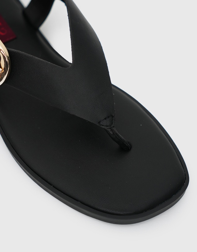 Betts - Titan Leather Buckled Strap Thong Sandals