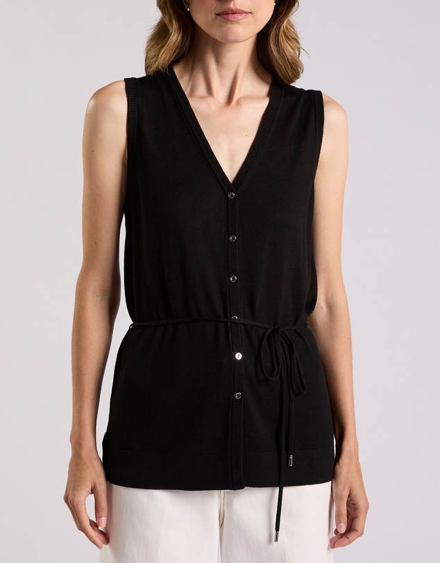 David Lawrence - Jordan Silk Blend Knit Vest