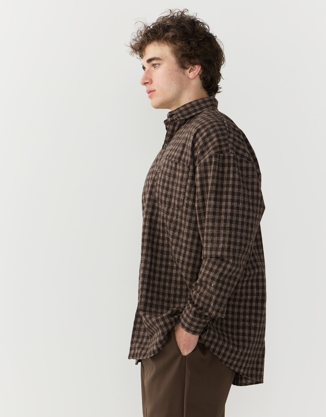 Justin Cassin - Hepburn Plaid Loose Shirt