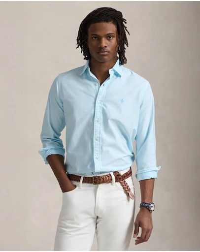 Polo Ralph Lauren - Custom Fit Mineral-Dyed Oxford Shirt